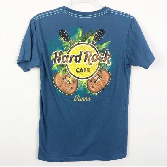 HARD ROCK CAFE | Vienna Graphic Tee Blue Short Sleeve Unisex Size Small - Picture 6 of 7